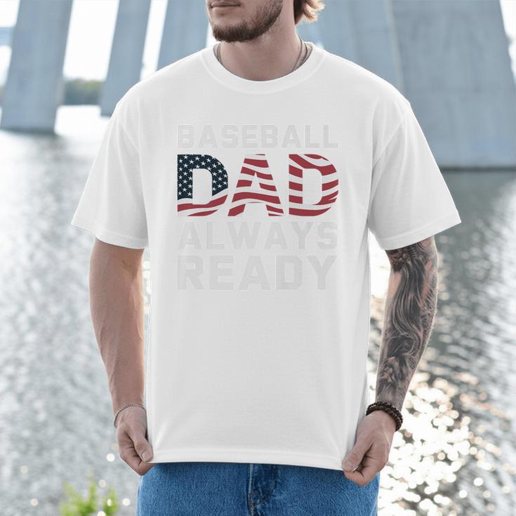Homerun Baseball Dad Baseball Lovers Father Fathers Day Premium Men T-Shirt