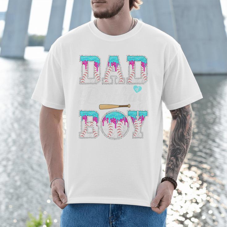 Ice Cream Baseball Dad Birthday Boy Drip Bat Sweet Baseball Premium Men T-Shirt