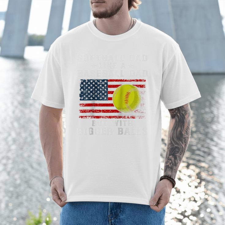 Patriotic Softball Dad Like A Baseball Dad Raglan Baseball Tee Men T-Shirt Patriotic Softball Dad Like A Baseball Dad Raglan Baseball Tee Men T-Shirt