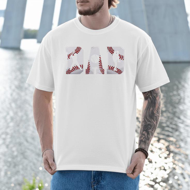 Retro Baseball Dad Daddy Father Happy Fathers Day Men Guys Premium Men T-Shirt Retro Baseball Dad Daddy Father Happy Fathers Day Men Guys Premium Men T-Shirt