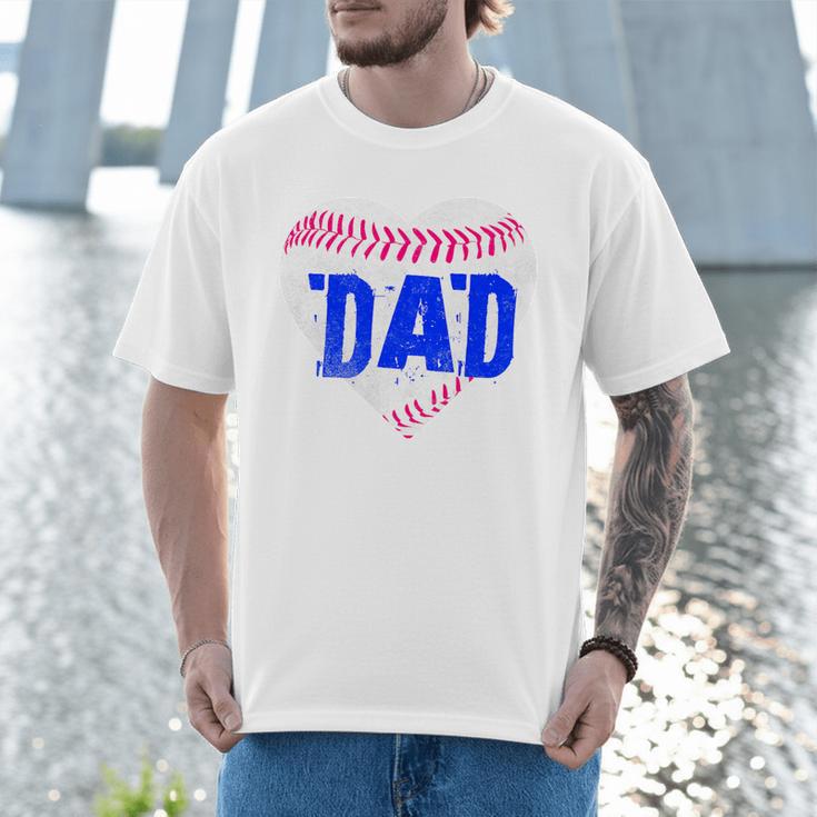 Softball Dad Baseball Dad Tee Ball Dad Premium Men T-Shirt