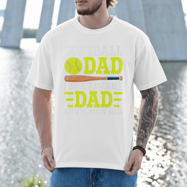 Sports For Softball And Baseball Dad Premium Men T-Shirt