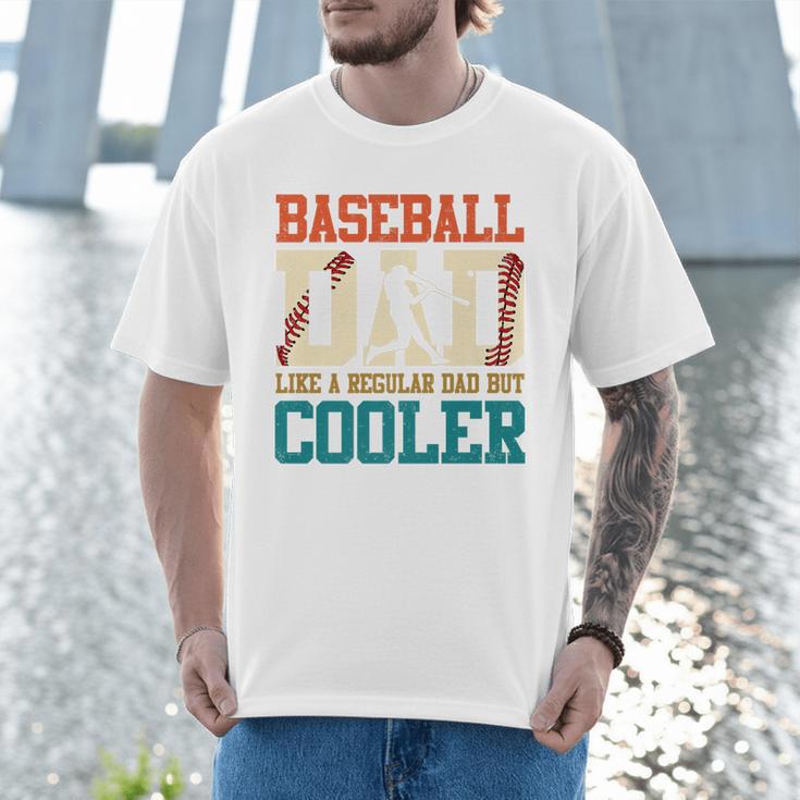 Vintage Baseball Dad Like a Regular Dad But Cooler Men Premium Men T-Shirt
