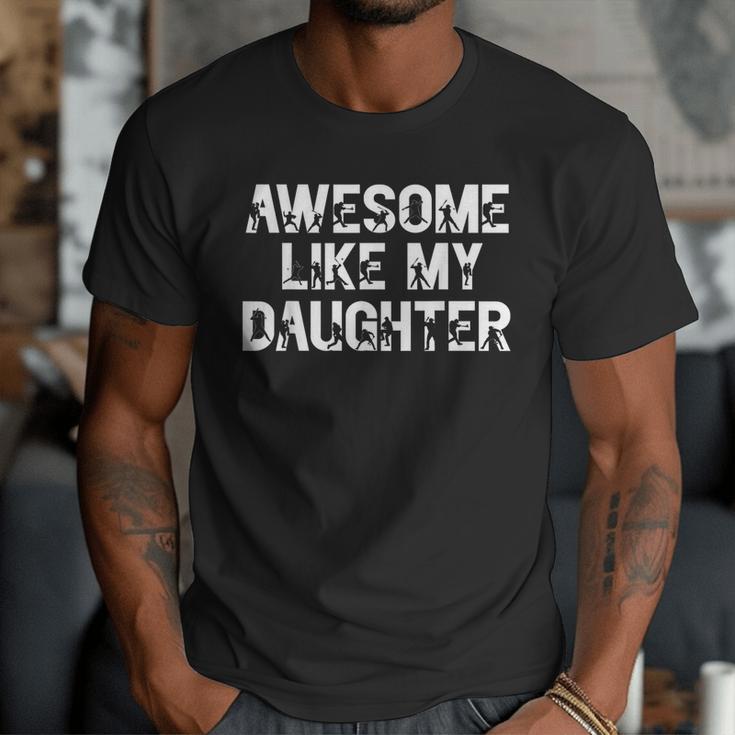 Awesome Like My Daughter Baseball Dad Father's Day Men T-Shirt