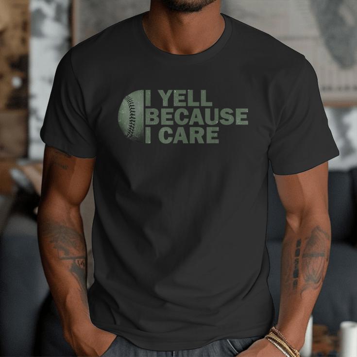 Baseball Art For Men Humor Baseball Dad Men T-Shirt