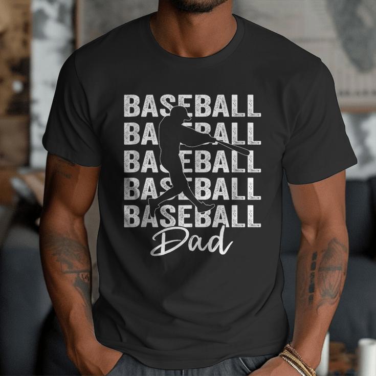 Baseball Dad Baseball Bat Sports Father's Day Men Men T-Shirt Baseball Dad Baseball Bat Sports Father's Day Men Men T-Shirt