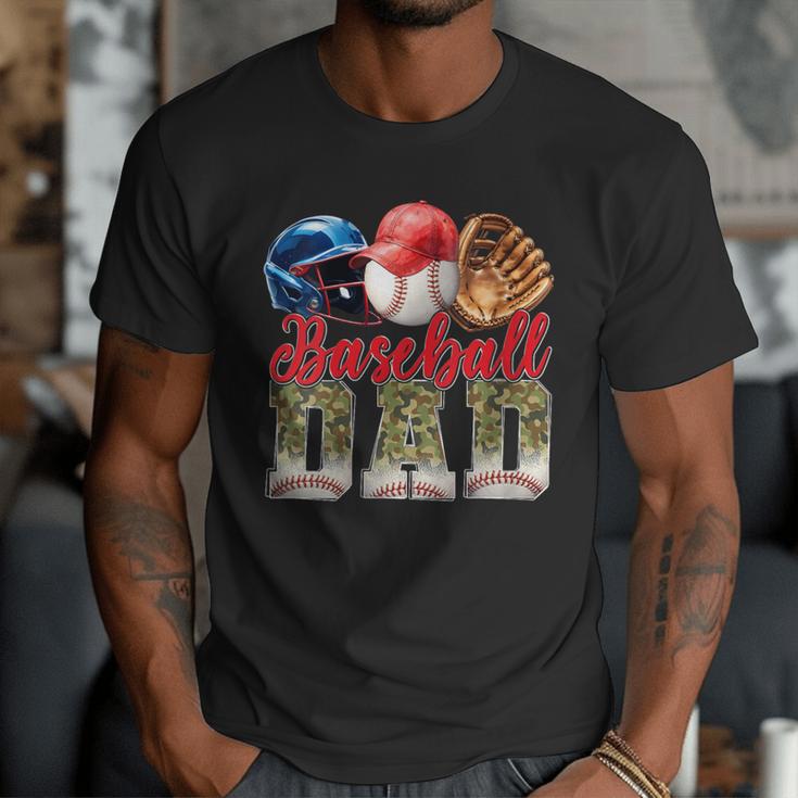 Baseball Dad Camo Father's Day Baseball Stuff Men Men T-Shirt
