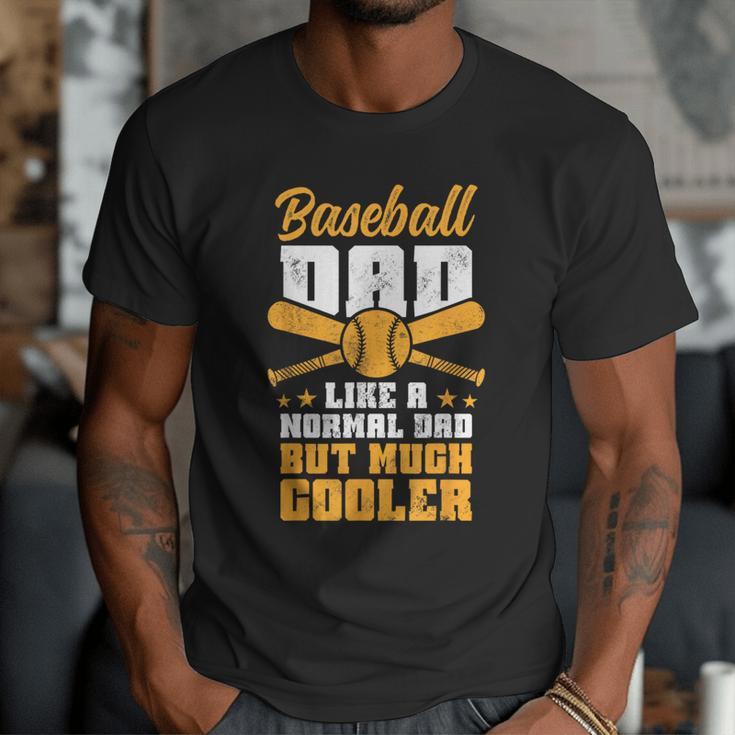 Baseball Dad Much Cooler Funny Softball And Baseball Game Men T-Shirt Baseball Dad Much Cooler Funny Softball And Baseball Game Men T-Shirt