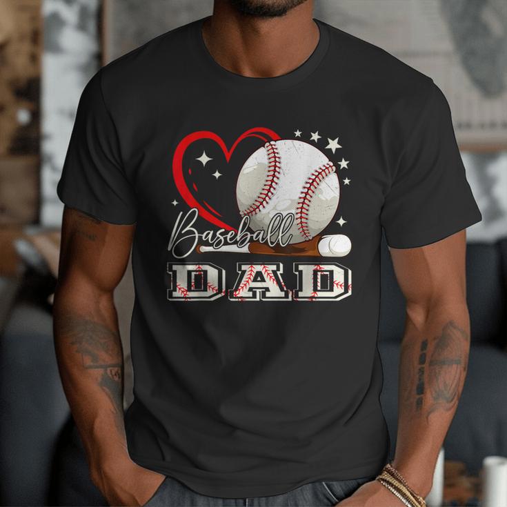 Baseball Dad Family Matching Cute Baseball Lover Men T-Shirt