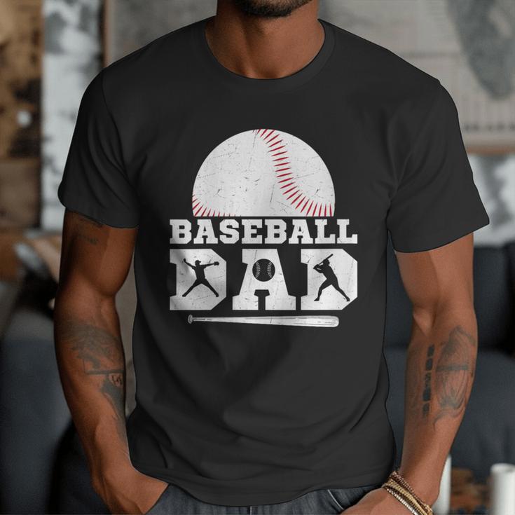 Baseball Dad Father Sport Fan Men T-Shirt Baseball Dad Father Sport Fan Men T-Shirt