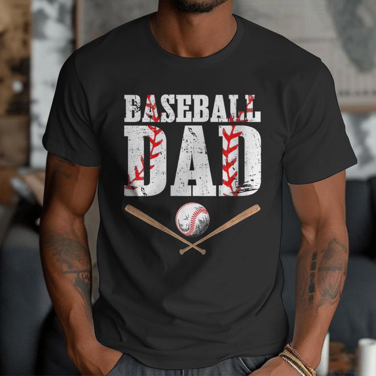 Baseball Dad Happy Fathers Day For Men Boys Kid Men T-Shirt Baseball Dad Happy Fathers Day For Men Boys Kid Men T-Shirt