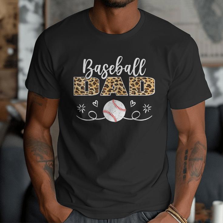 Baseball Dad Leopard Baseball Player Men T-Shirt Baseball Dad Leopard Baseball Player Men T-Shirt