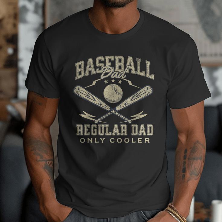 Baseball Dad Regular Dad Only Cooler Father's Day Baseball Men T-Shirt