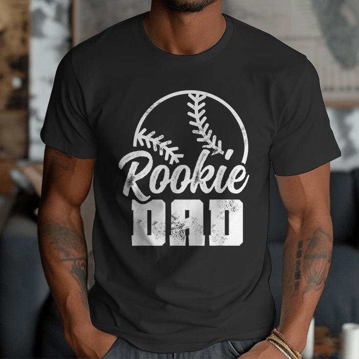 Baseball Dad Softball Game Rookie Dad Baseball Men T-Shirt