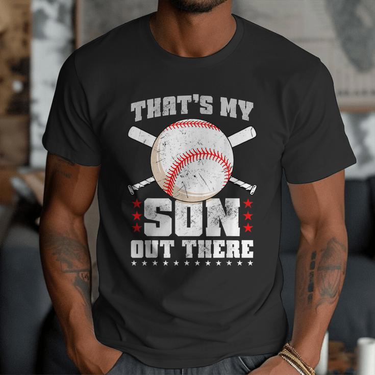 Baseball Dad Softball Game Son Out There Fathersday Baseball Men T-Shirt Baseball Dad Softball Game Son Out There Fathersday Baseball Men T-Shirt