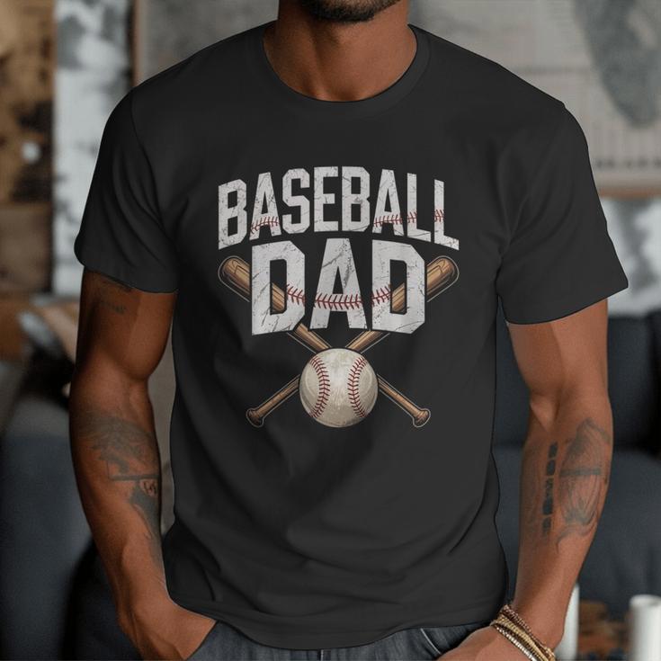 Baseball Dad Sport Father Outfit For Proud Papa Men T-Shirt