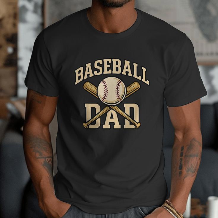 Baseball Dad Sports With Bats And Ball Graphic Men T-Shirt Baseball Dad Sports With Bats And Ball Graphic Men T-Shirt