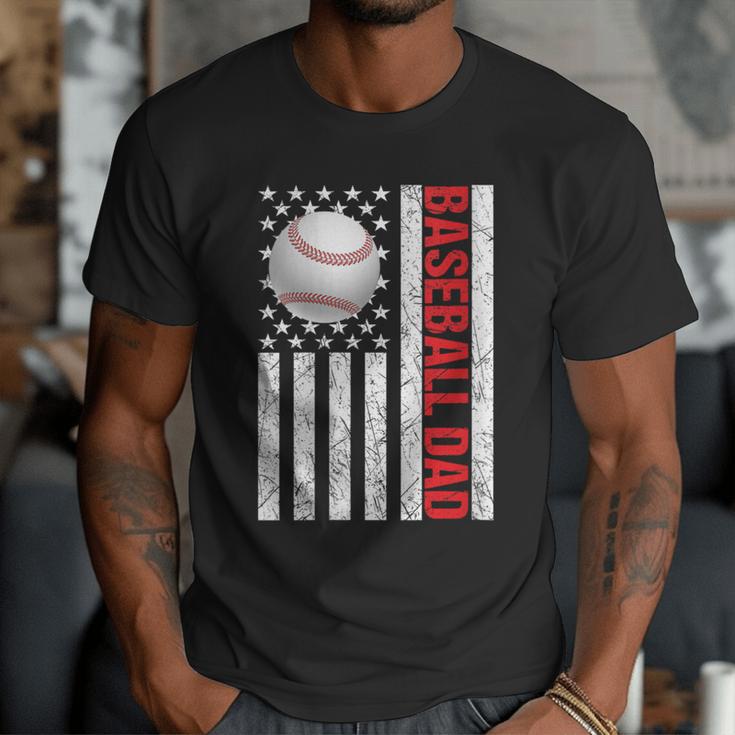 Baseball Dad USA American Flag Patriotic Dad 4th Of July Men T-Shirt Baseball Dad USA American Flag Patriotic Dad 4th Of July Men T-Shirt