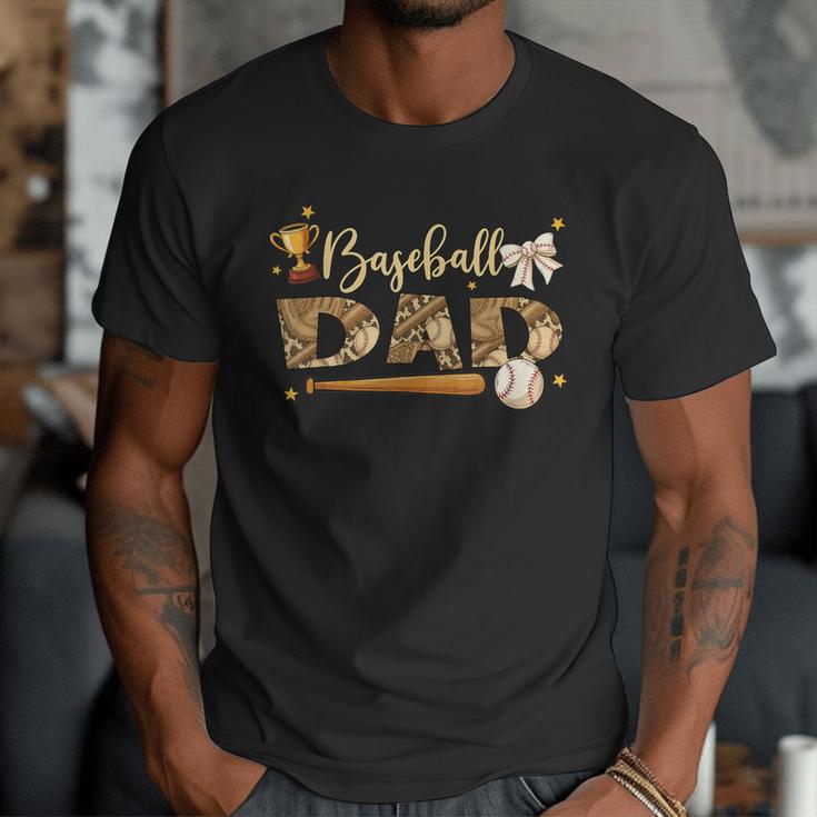 Baseball Dad Vintage Baseball Lover Men T-Shirt