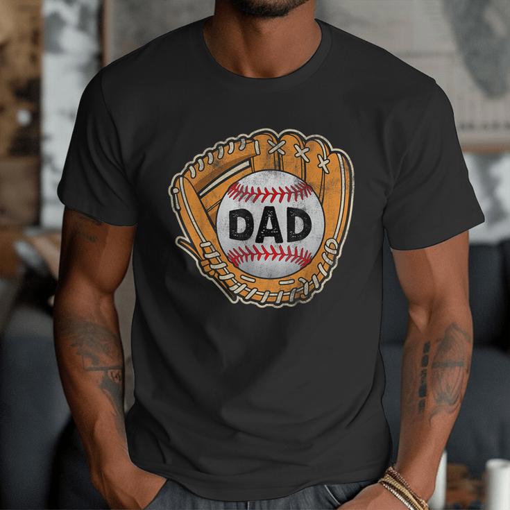 Baseball Glove Father's Day Baseball Dad Men T-Shirt Baseball Glove Father's Day Baseball Dad Men T-Shirt