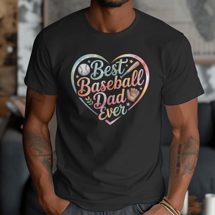Best Baseball Dad Ever Heart Men T-Shirt