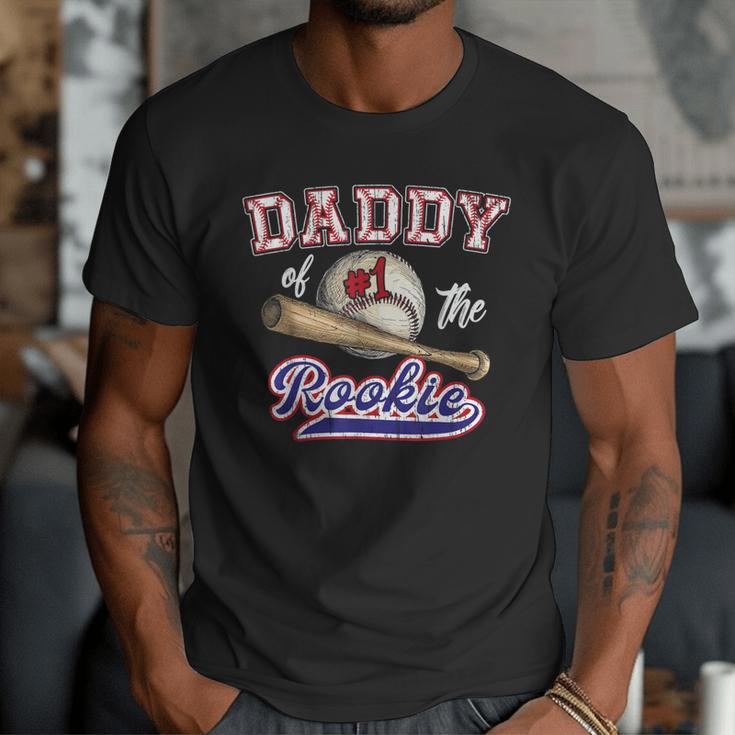 Birthday Baseball Dad Daddy Of The 1st One Rookie Vintage Men T-Shirt Birthday Baseball Dad Daddy Of The 1st One Rookie Vintage Men T-Shirt