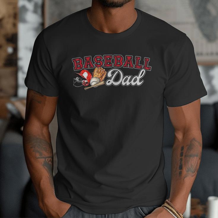 Cheer Baseball Dad My Favorite Cheerleader Calls Me Dad Red Men T-Shirt Cheer Baseball Dad My Favorite Cheerleader Calls Me Dad Red Men T-Shirt