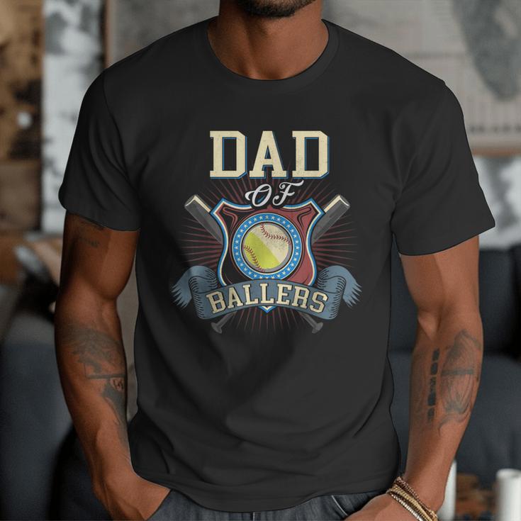 Dad Of Ballers Volleyball Baseball Dad Of Baller Dad Of Men T-Shirt Dad Of Ballers Volleyball Baseball Dad Of Baller Dad Of Men T-Shirt