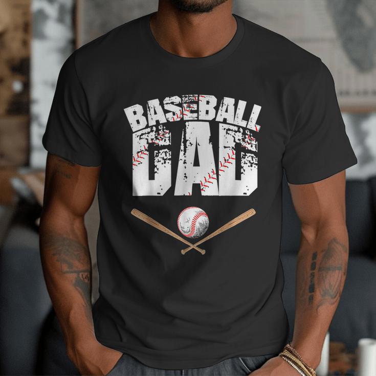 Fathers Day Baseball Dad Men T-Shirt