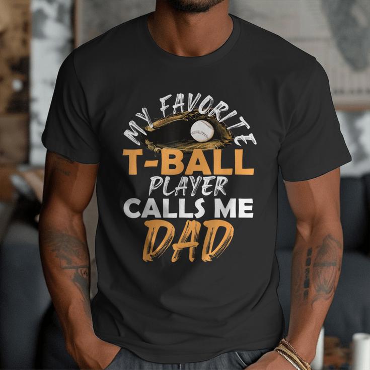 My Favorite T-Ball Player Calls Me Dad – Baseball Dad Men T-Shirt My Favorite T-Ball Player Calls Me Dad – Baseball Dad Men T-Shirt