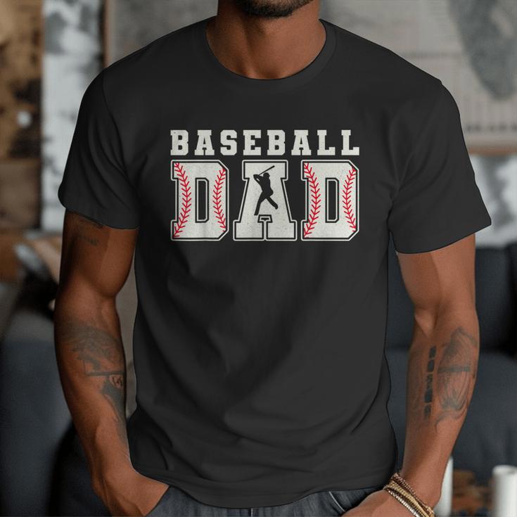 Groovy Baseball Dad Father Happy Fathers Day Sports Game Day Men T-Shirt Groovy Baseball Dad Father Happy Fathers Day Sports Game Day Men T-Shirt