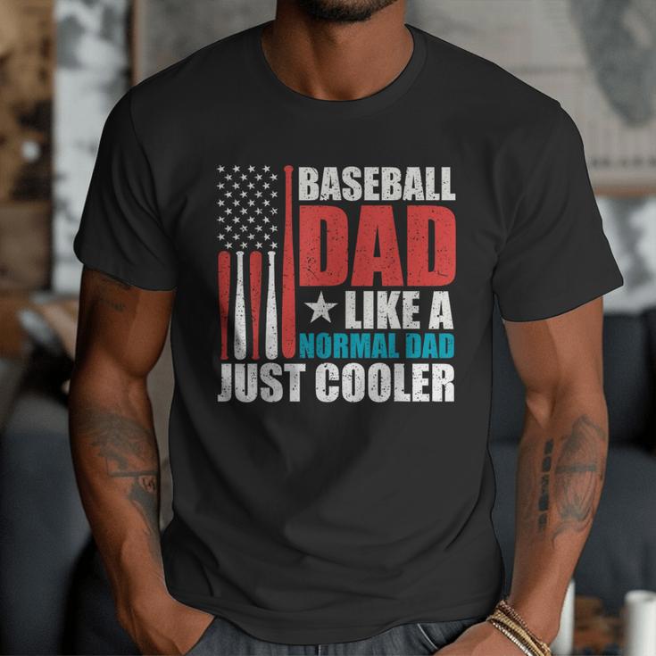 Patriotic Baseball Dad Father's Day American Flag Men T-Shirt Patriotic Baseball Dad Father's Day American Flag Men T-Shirt