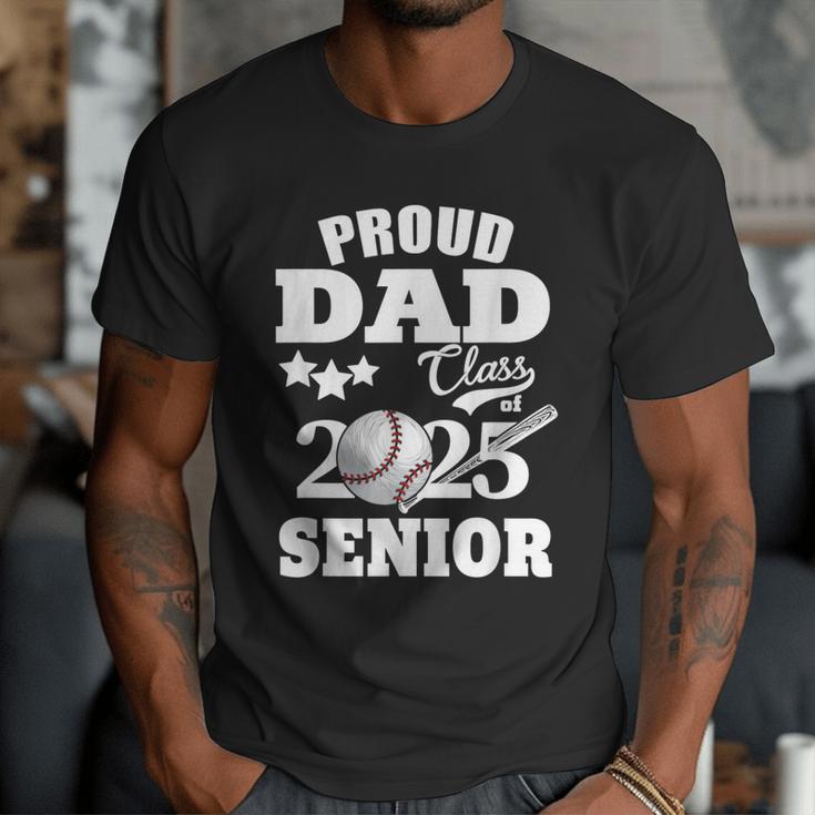 Proud Dad Class Of 2025 Graduation Senior Baseball Dad Men T-Shirt