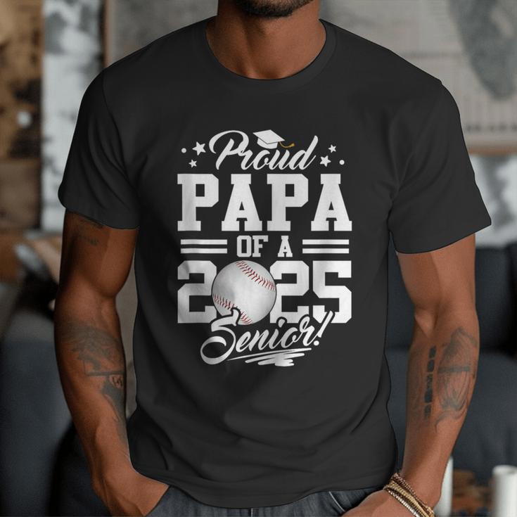 Proud Papa Of A 2025 Senior Graduate Baseball Dad Men T-Shirt Proud Papa Of A 2025 Senior Graduate Baseball Dad Men T-Shirt