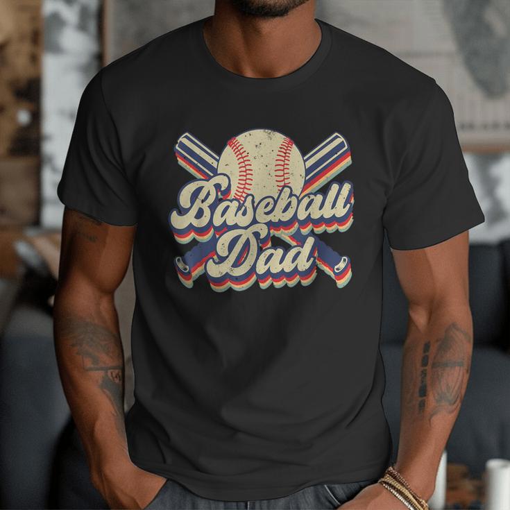 Retro Baseball Dad Sports Lovers Happy Father's Day Men T-Shirt Retro Baseball Dad Sports Lovers Happy Father's Day Men T-Shirt