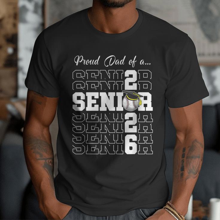 Senior 2026 Baseball Dad Class Of 2026 Proud Dad Men T-Shirt Senior 2026 Baseball Dad Class Of 2026 Proud Dad Men T-Shirt