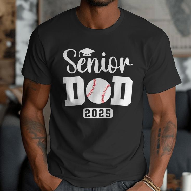 Senior Baseball Dad Class Of 2025 Senior Dad Graduation 2025 Men T-Shirt