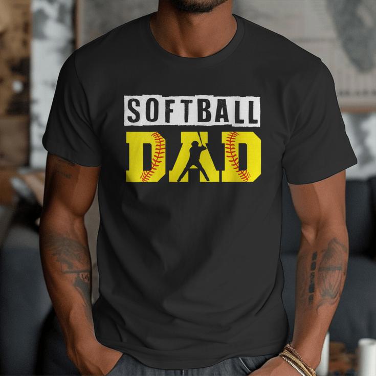 Softball Dad Like A Baseball Dad Definition Men T-Shirt