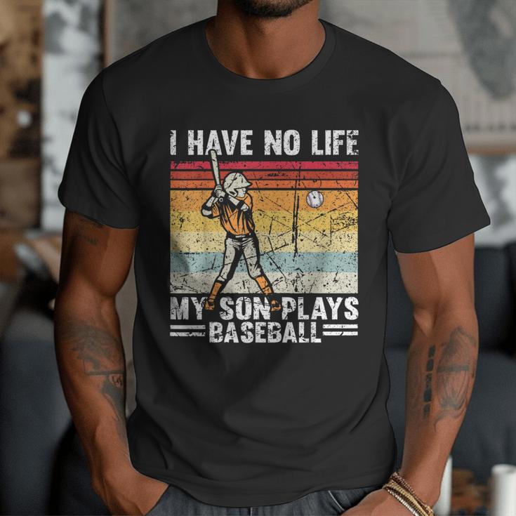 My Son Plays Baseball I Have No Life Baseball Dad Fun Men T-Shirt My Son Plays Baseball I Have No Life Baseball Dad Fun Men T-Shirt