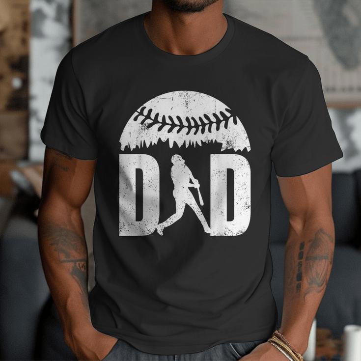 Vintage Baseball Dad Clothing Daddy Father's Day Men T-Shirt