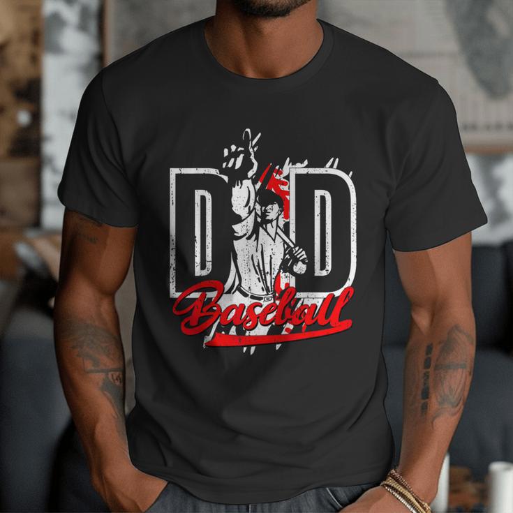 Vintage Baseball Dad Daddy Father's Day Clothing Men T-Shirt