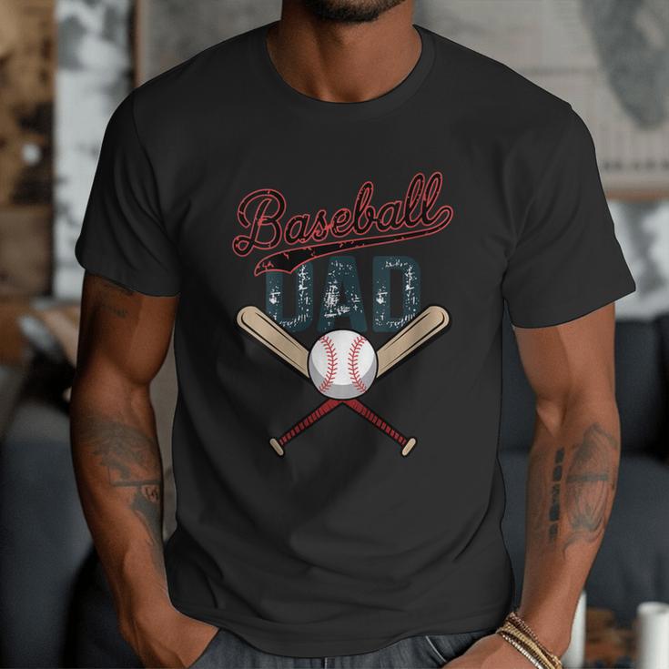 Vintage Baseball Dad Father's Day Birthday Matching Family Men T-Shirt Vintage Baseball Dad Father's Day Birthday Matching Family Men T-Shirt