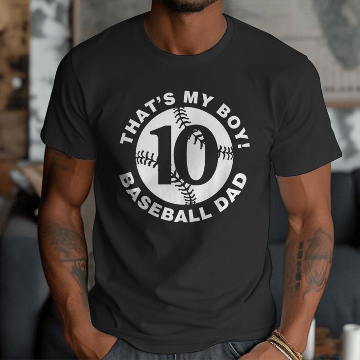 Vintage That's My Boy 10 Proud Baseball Dad Father's Day Men T-Shirt Vintage That's My Boy 10 Proud Baseball Dad Father's Day Men T-Shirt