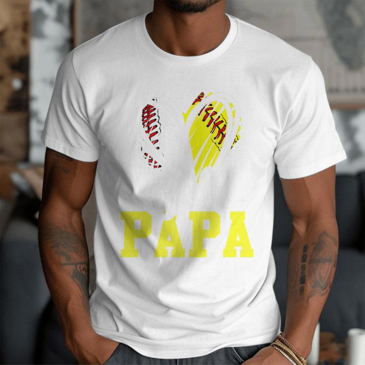 Ball Papa Softball Baseball Dad Daddy Premium Men T-Shirt