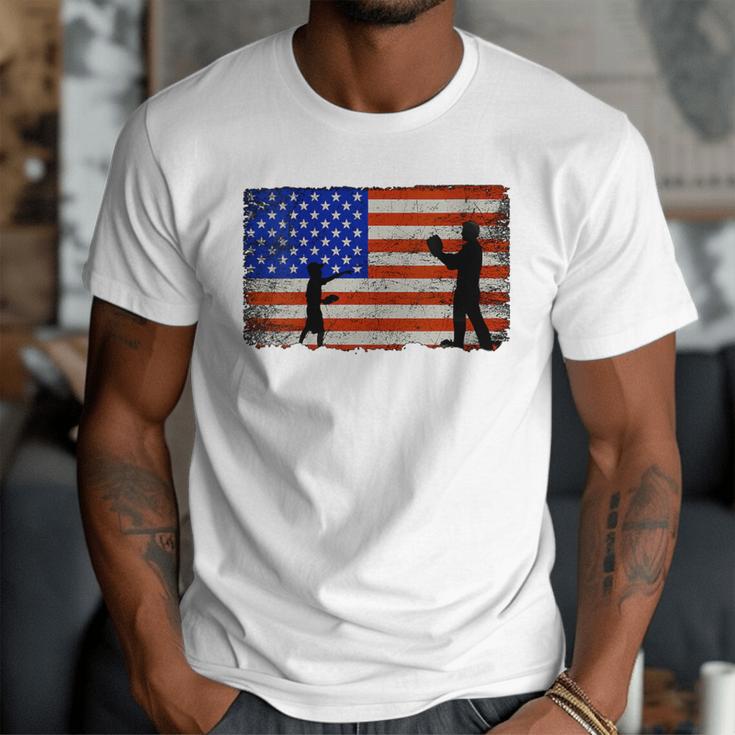 Baseball Coach Baseball Dad American Flag Men T-Shirt Baseball Coach Baseball Dad American Flag Men T-Shirt
