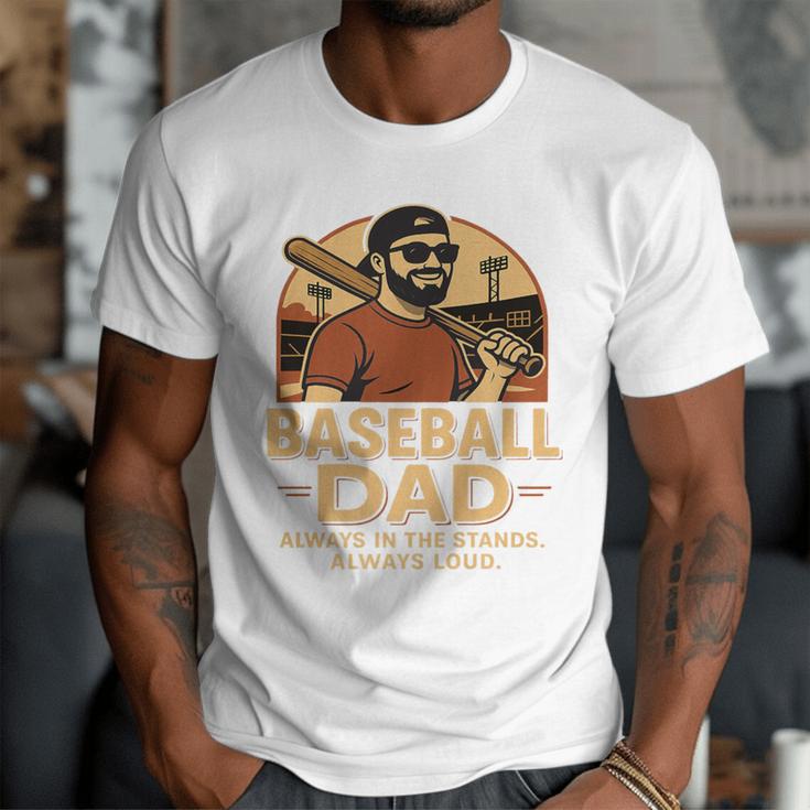 Baseball Dad – Always In The Stands Always Loud Retro Premium Men T-Shirt