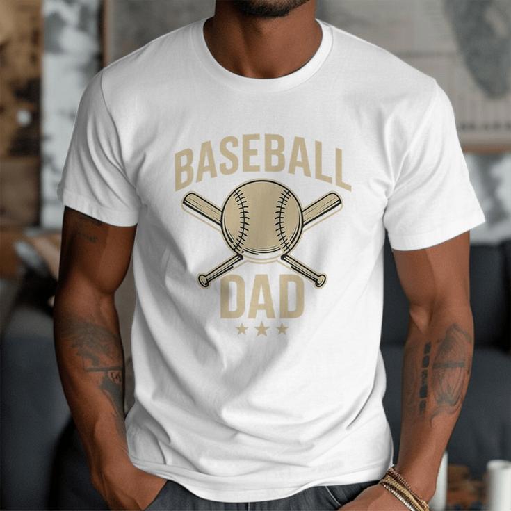 Baseball Dad Crossed Bats Cool Sports Fan Vintage Premium Men T-Shirt Baseball Dad Crossed Bats Cool Sports Fan Vintage Premium Men T-Shirt