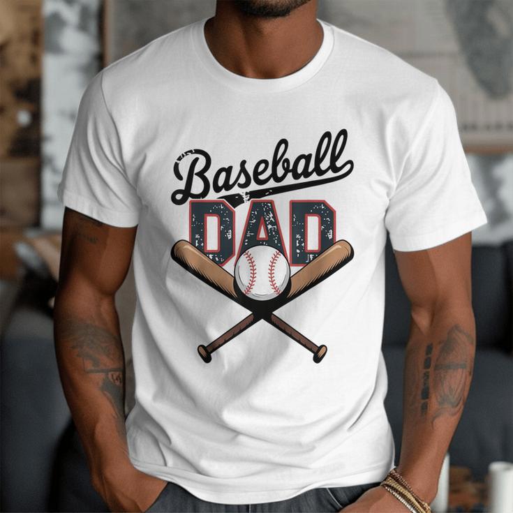 Baseball Dad For Father's Day Game Day Celebration Men T-Shirt