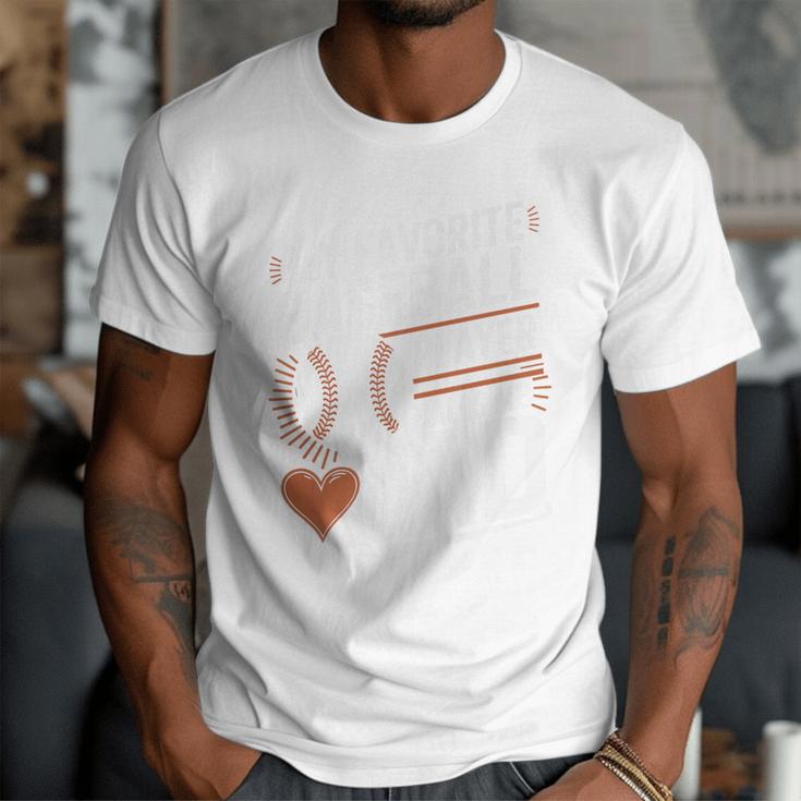 Baseball Dad My Favorite Baseball Player Calls Me Dad Premium Men T-Shirt Baseball Dad My Favorite Baseball Player Calls Me Dad Premium Men T-Shirt