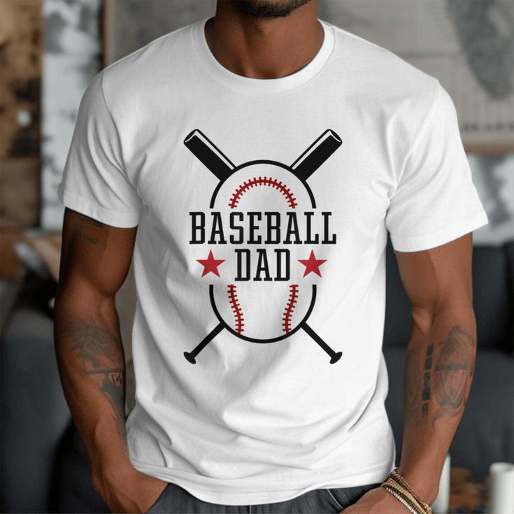 Baseball Dad Happy Fathers Day Wife Daughter Son Game Day Men T-Shirt Baseball Dad Happy Fathers Day Wife Daughter Son Game Day Men T-Shirt